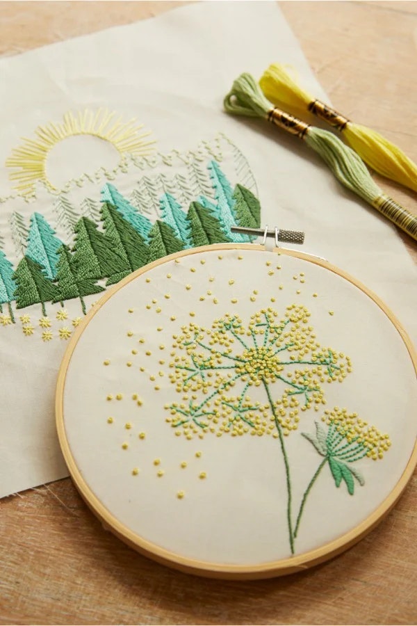 Broderikit "The woodland walk"
