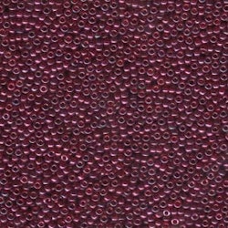 Miyuki seedbeads 11/0 cranberry gold luster