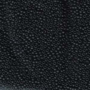 Miyuki seedbeads 11/0 semi matte black