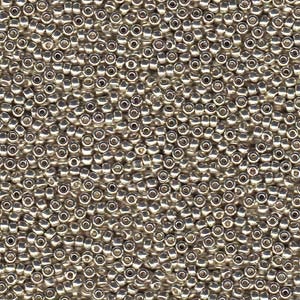 Miyuki seedbeads 11/0 duracoat galvanized silver