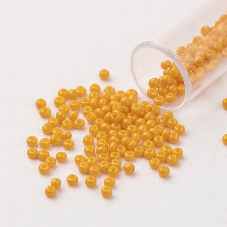 Seedbead 13/0 opak ljus orange