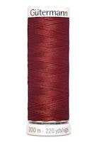 Sytråd polyester 200m vinröd 221