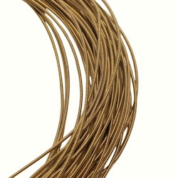 Gimp 1mm ljus antikguld