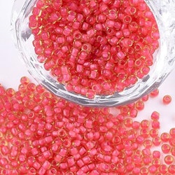 Seedbead 2 mm deep pink