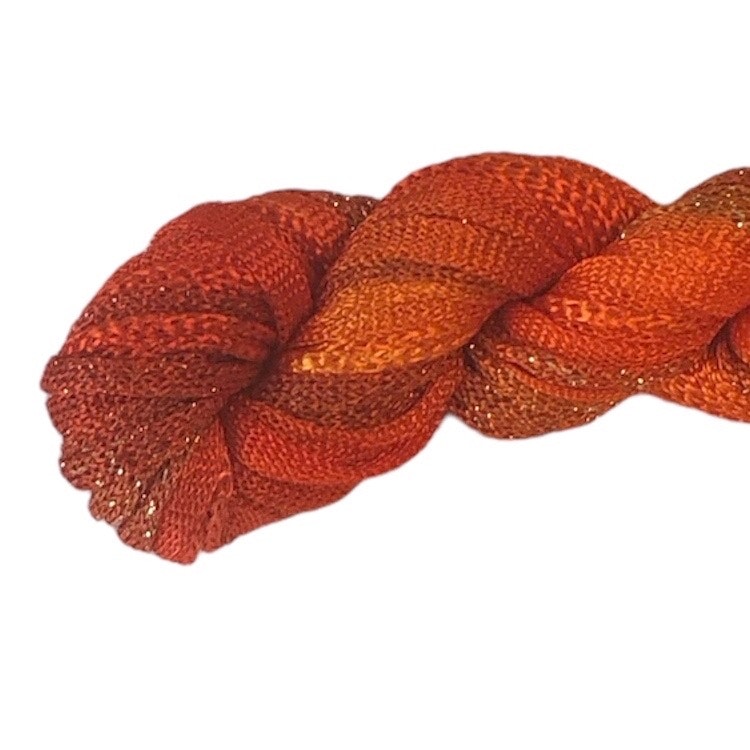 Knitted Selection lite mörkare orange