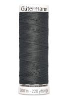 Sytråd polyester 200m grå 36