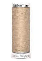Sytråd polyester 200m beige 186
