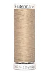 Sytråd polyester 200m beige 186