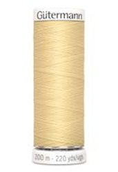 Sytråd polyester 200m ljusgul 325