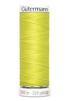 Sytråd polyester 200m gulgrön 334