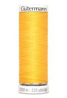 Sytråd polyester 200m gul 417