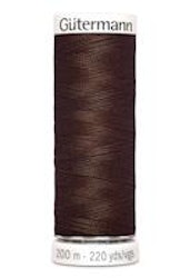 Sytråd polyester 200m brun 694