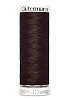 Sytråd polyester 200m brun 696