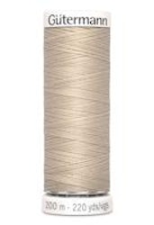 Sytråd polyester 200m beige 722
