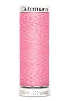 Sytråd polyester 200m rosa 758