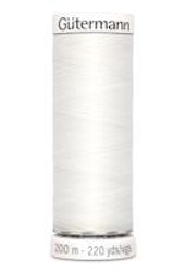 Sytråd polyester 200m vit 800