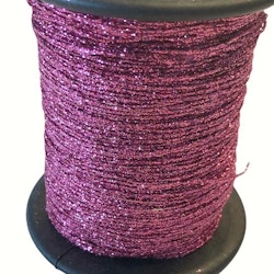 Metallictråd 1mm glitter magenta