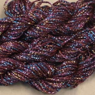 Multi sparkle pastell vinröd