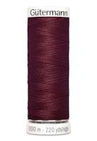 Sytråd polyester 200m vinröd 369