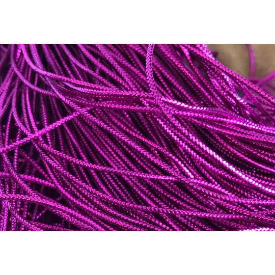 Metallictråd 1mm magenta