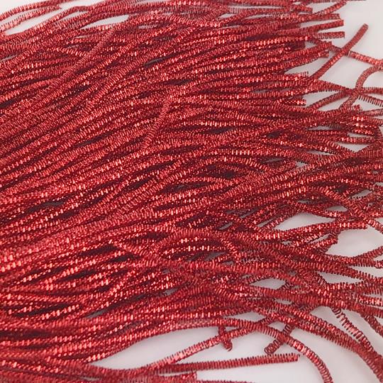 Bullion wire 1mm röd