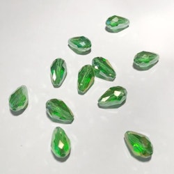 Pärla glasdroppe grön