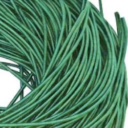 French wire 1mm matt grön