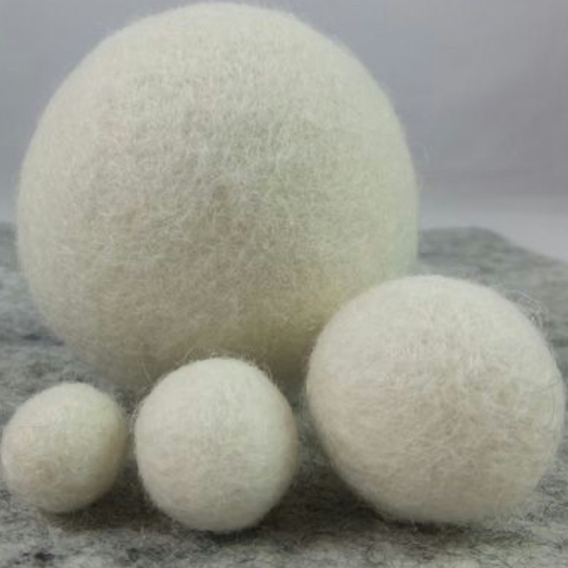 Filtboll 70mm offwhite