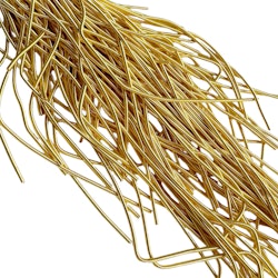 French wire 1mm matt guld