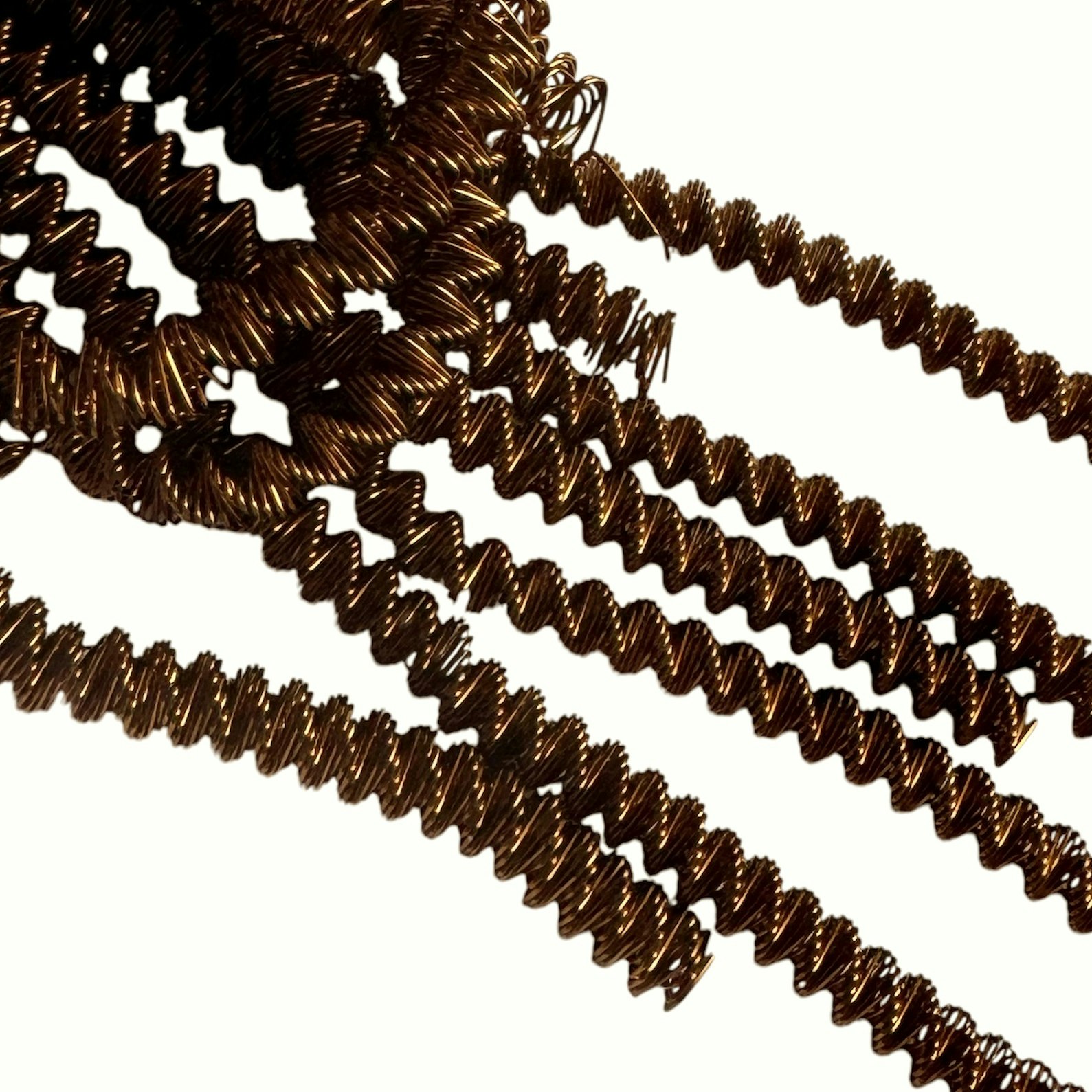 French wire cut 4mm antikguld