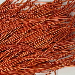 French wire 1mm mörk orange