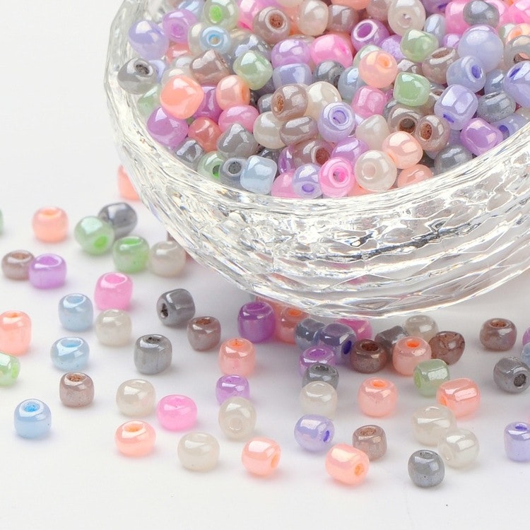 Seedbead 4 mm pastell