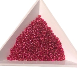 Miyuki seedbeads 11/0 silverlined raspberry