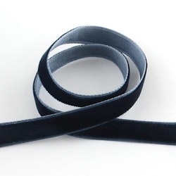 Sammetsband mörkblå 15mm