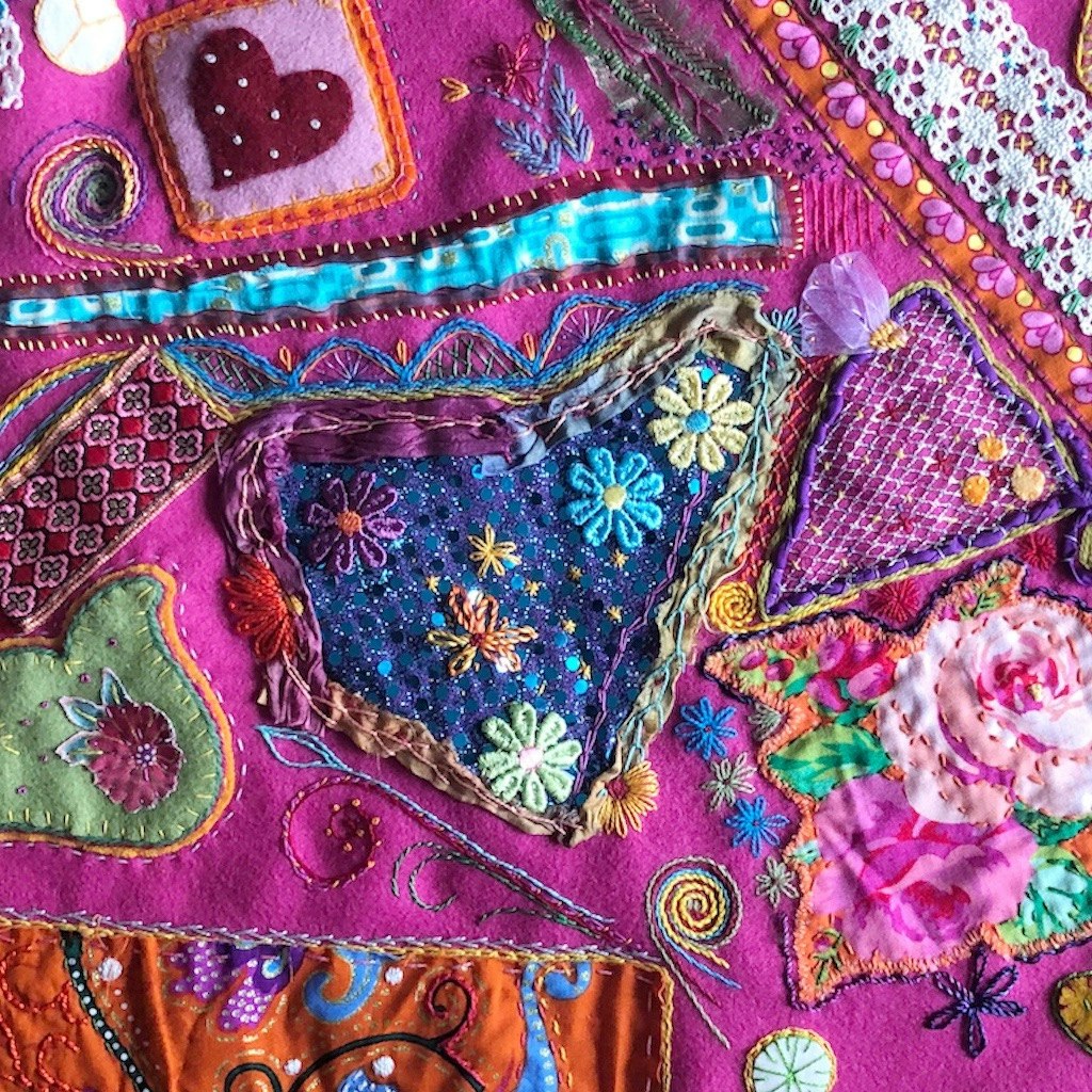 Inspirationskväll med "scrapbroderi" ONLINE 2/9