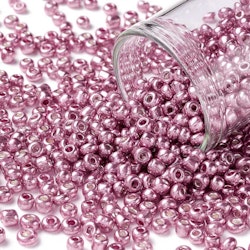 Seedbead 3mm rosa metallic