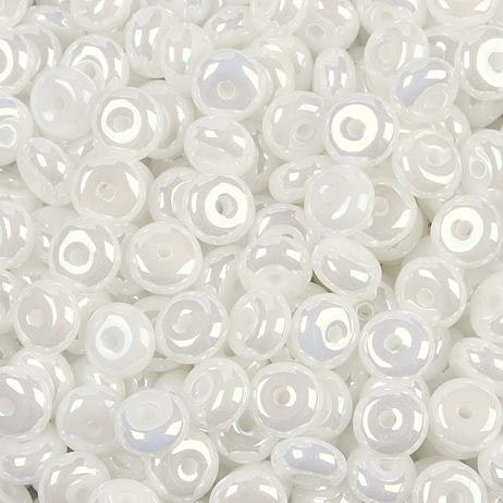 Pärla donut 6mm vit