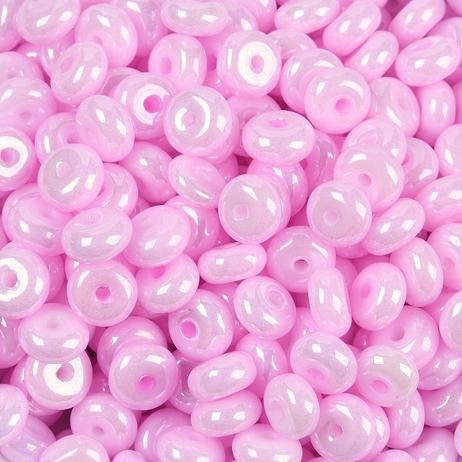 Pärla donut 6mm ljusrosa