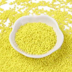 Seedbead 2mm opak citrongul