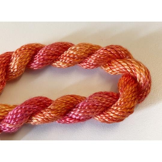 Broderigarn Silke Perle 5 orange