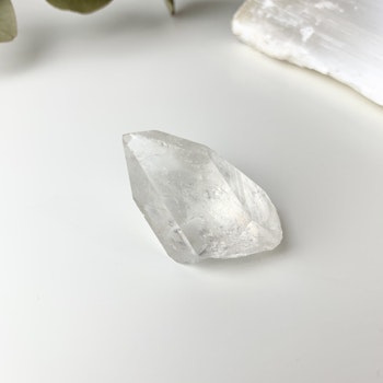 Bergkristall #A, clear quartz, naturlig spets