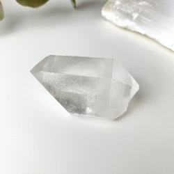 Bergkristall, clear quartz, naturlig DT spets #D