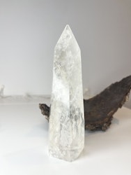 Fynd Bergkristall, polerad kristallspets #D