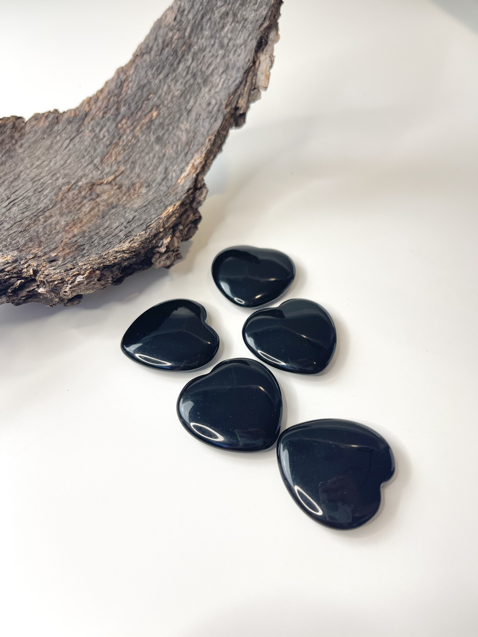 Obsidian, mini heart