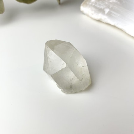 Bergkristall, clear quartz, naturlig spets #B