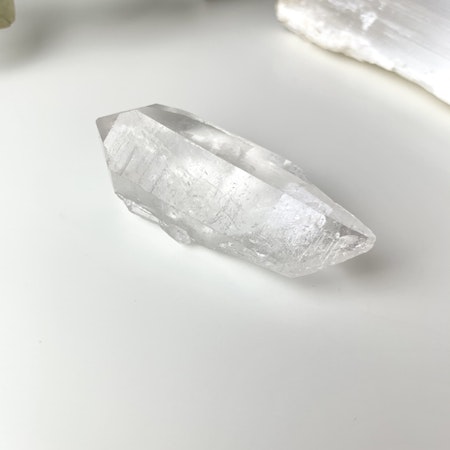 Bergkristall, clear quartz, naturlig DT spets #C