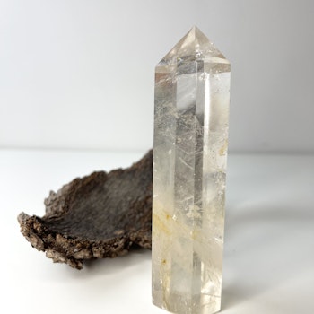 Bergkristall #C, clear quartz, polerad kristallspets