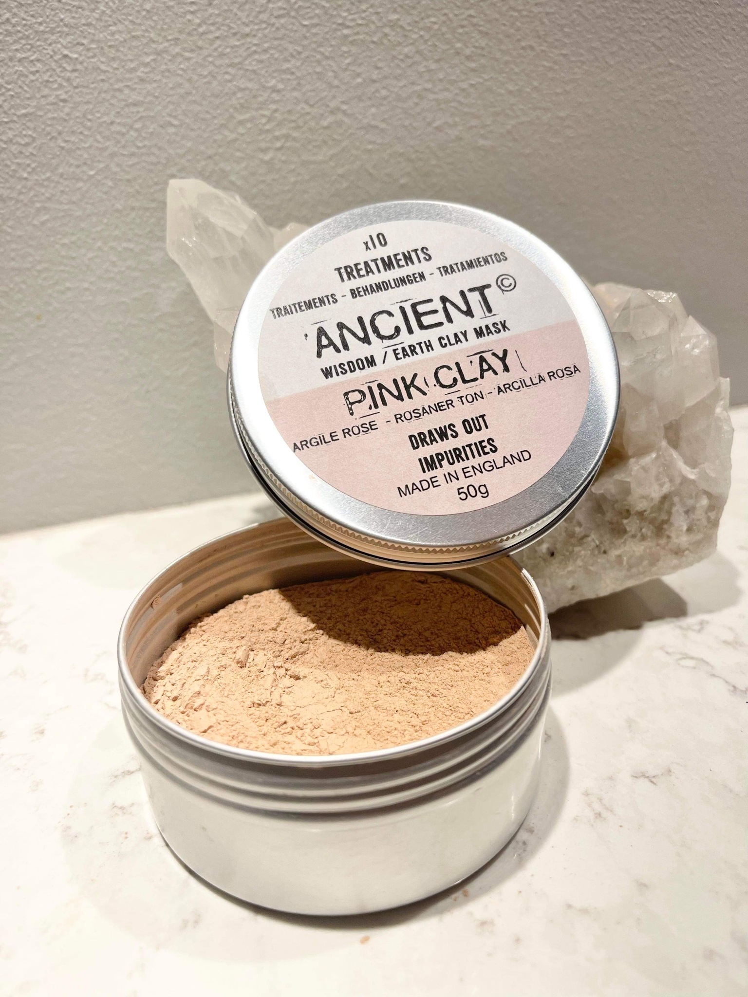 Earth clay mask - Pink clay