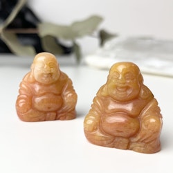 Buddha av orange Aventurin