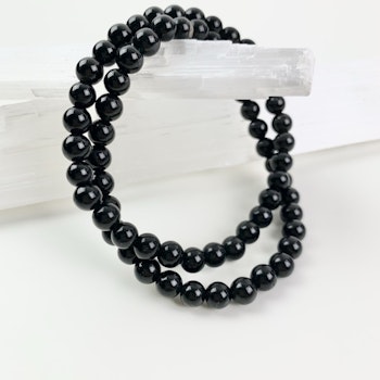 Soul candy armband - svart obsidian